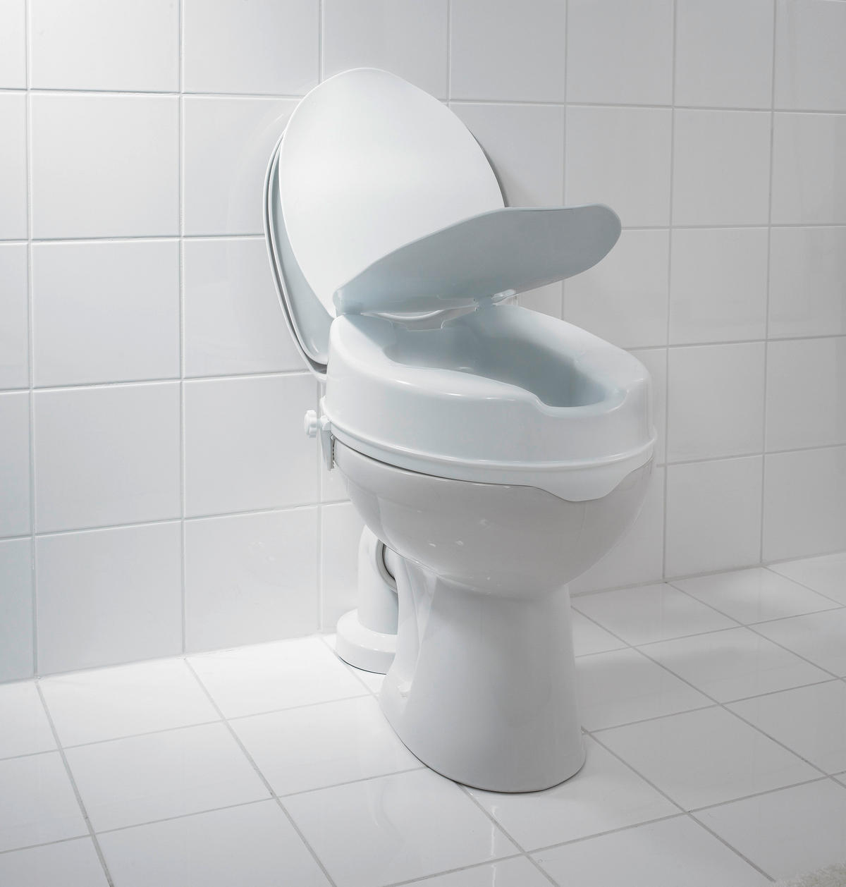 WC ÜLŐKE MAGASÍTÓ - fehér, Basics, műanyag (36/10/40cm) - Sadena