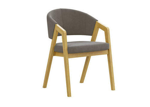 ARMLEHNSTUHL  Stoffauswahl Mikrofaser  Anthrazit  - Anthrazit, KONVENTIONELL, Holz/Textil (59/96/60cm) - Carryhome