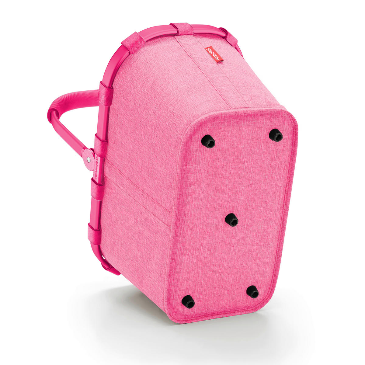 NÁKUPNÍ KOŠÍK pink - pink/černá, Basics, textil (49/29/28cm) - Reisenthel