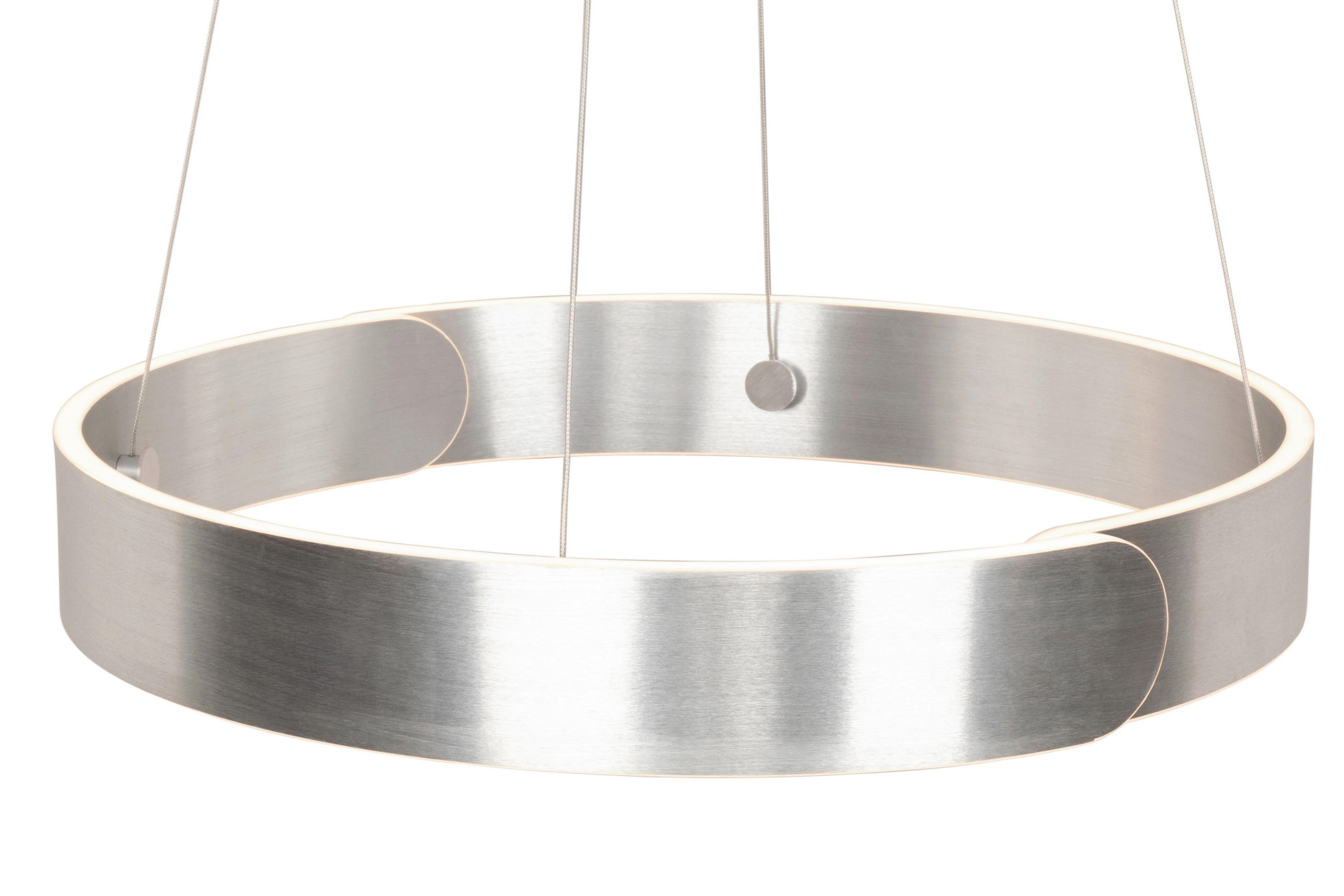 LED FÜGGŐLÁMPA 63/64/150 cm  - alumíniumszínű, Design, fém (63/64/150cm) - Dieter Knoll