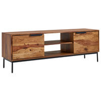 SIDEBOARD 147/51/38 cm  - Sheeshamfarben/Schwarz, Design, Holz/Metall (147/51/38cm) - MID.YOU