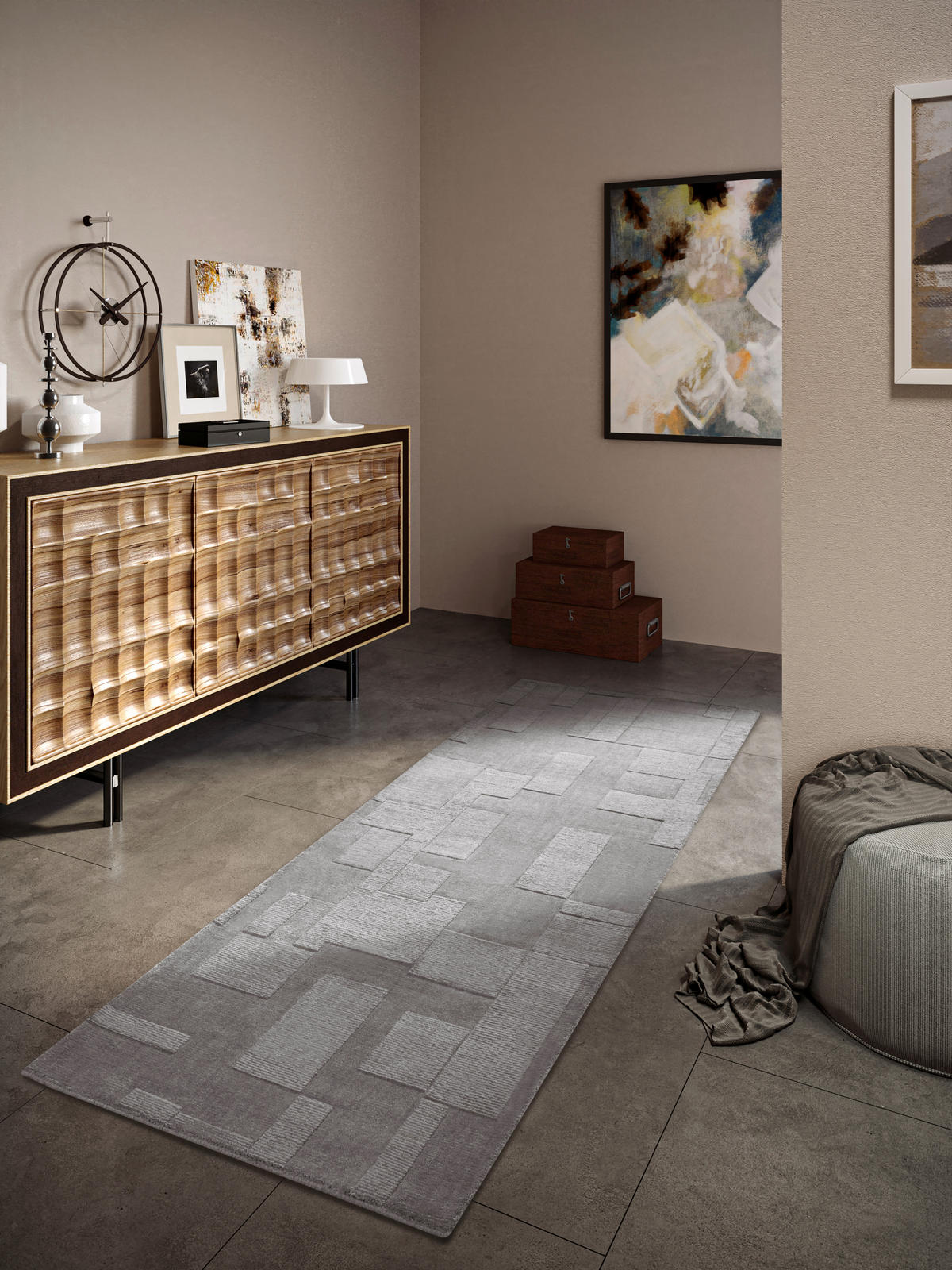 LÄUFER 80/250 cm Kollektion 1906 Grau  - Grau, Basics, Textil (80/250cm) - Villeroy & Boch