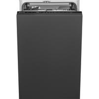 GESCHIRRSPÜLER ST4533IN  - Schwarz Hochglanz, Basics, Kunststoff/Metall (44,6/81,8/55cm) - SMEG