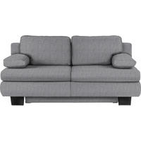 SCHLAFSOFA Macy  mit Fußauswahl, Stoffauswahl, Schlafen auf Sitzhöhe, Rücken echt Webstoff Graphitfarben  - Wengefarben/Graphitfarben, KONVENTIONELL, Holz/Textil (203/94/100cm) - Novel