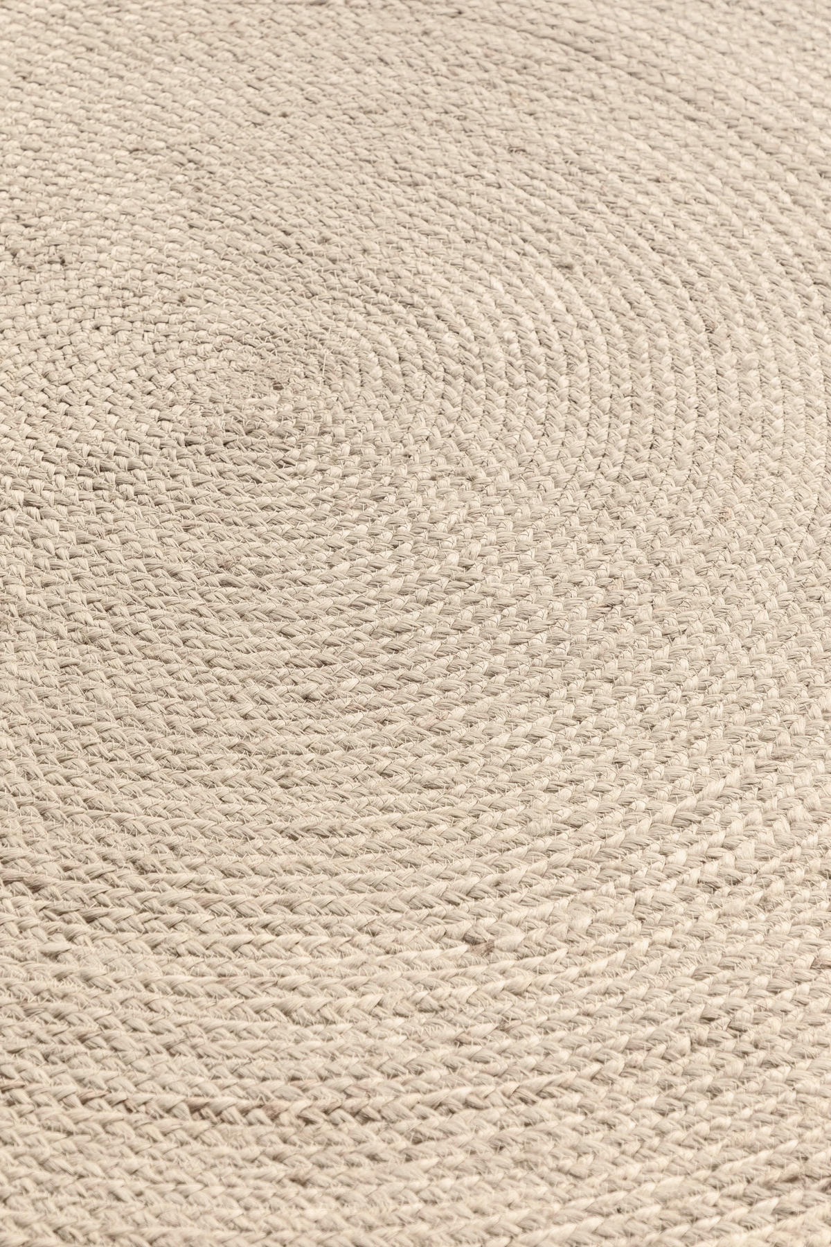 JUTETEPPICH 100 cm Jute Braided Champagner  - Champagner, KONVENTIONELL, Textil (100cm) - Hanse Home