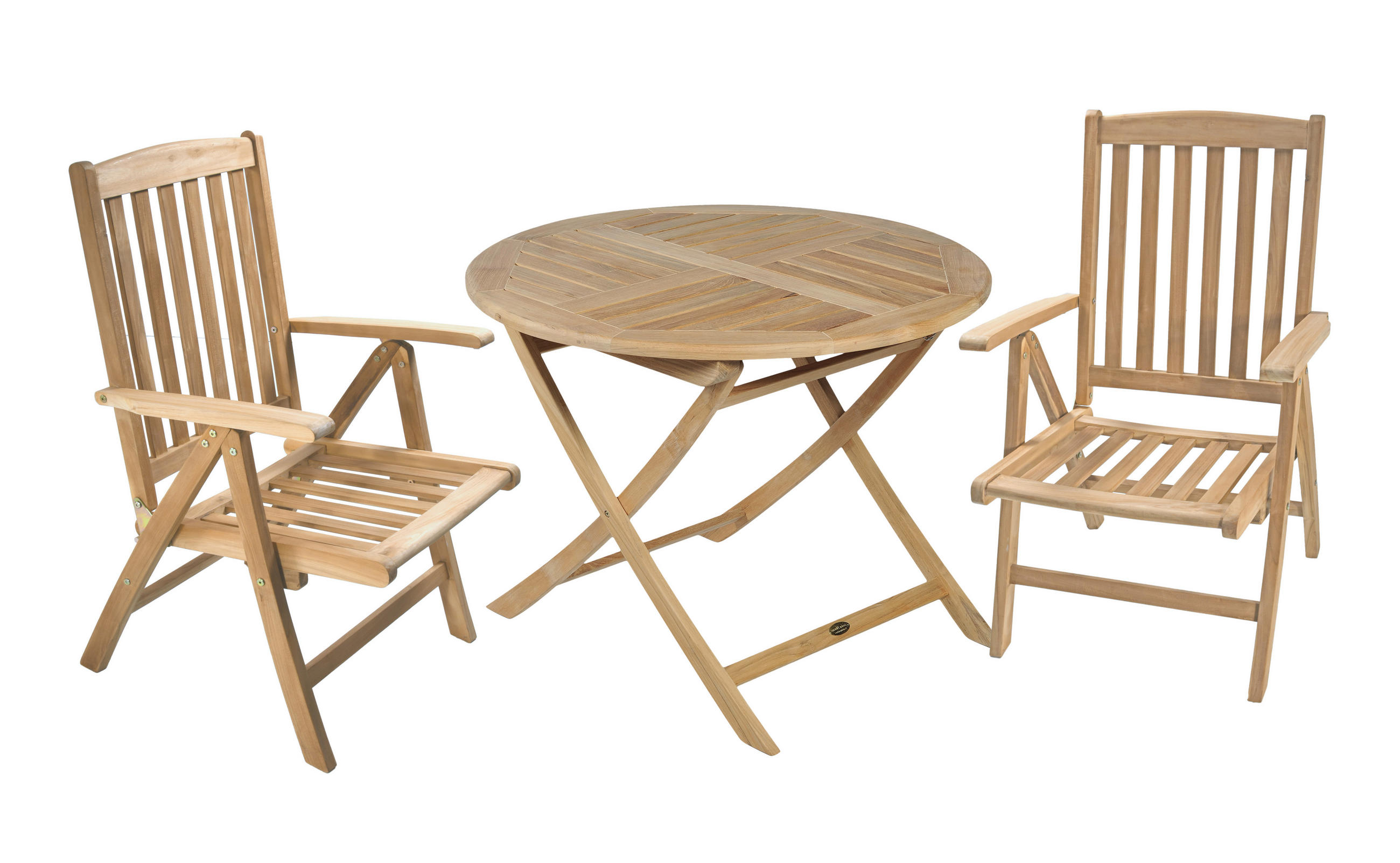 GARTENSET Teakholz Hartholz  - Teakfarben, Basics, Holz (62/103,5/61cm) - Gardenson
