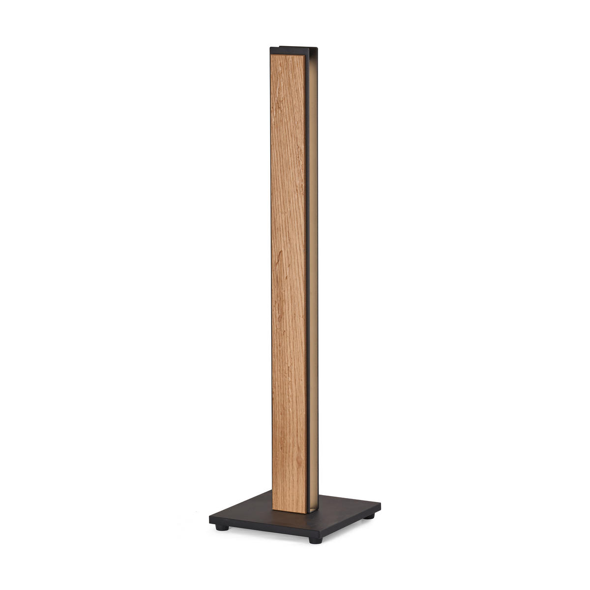 LED-TISCHLEUCHTE Form 16/60/16 cm  - Eichefarben/Schwarz, Natur, Holz/Metall (16/60/16cm) - Grossmann