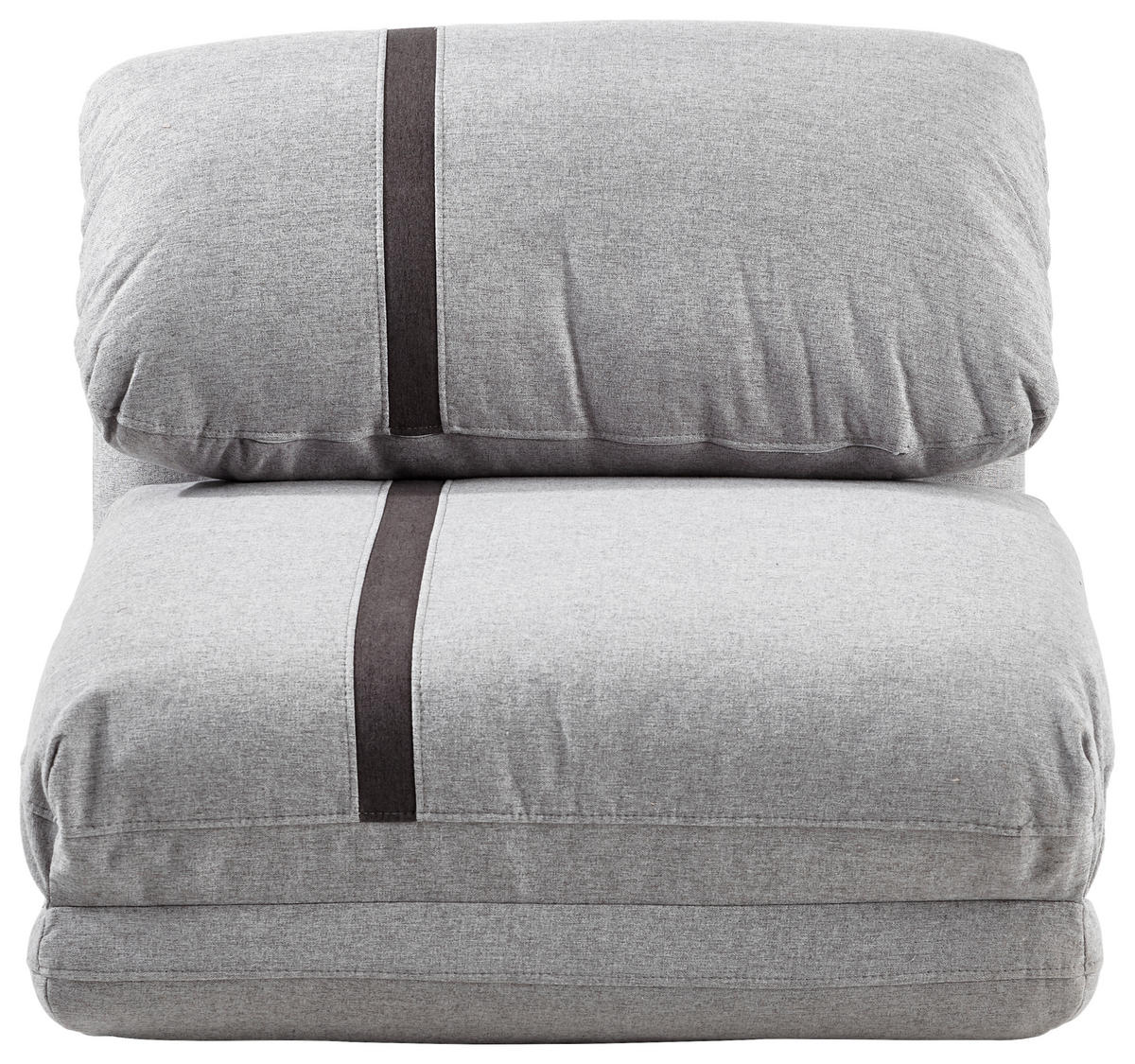 ROZKLÁDACÍ KŘESLO NA SPANÍ, textil, světle šedá - světle šedá/tmavě šedá, Design, textil (78/58/82cm) - Livetastic