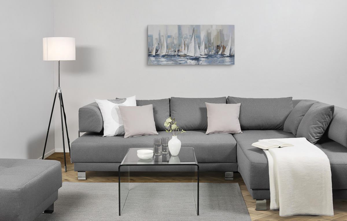 ULJANA SLIKA  120/55 cm       - bela/braon, Konvencionalno, drvo/tekstil (120/55cm) - Monee