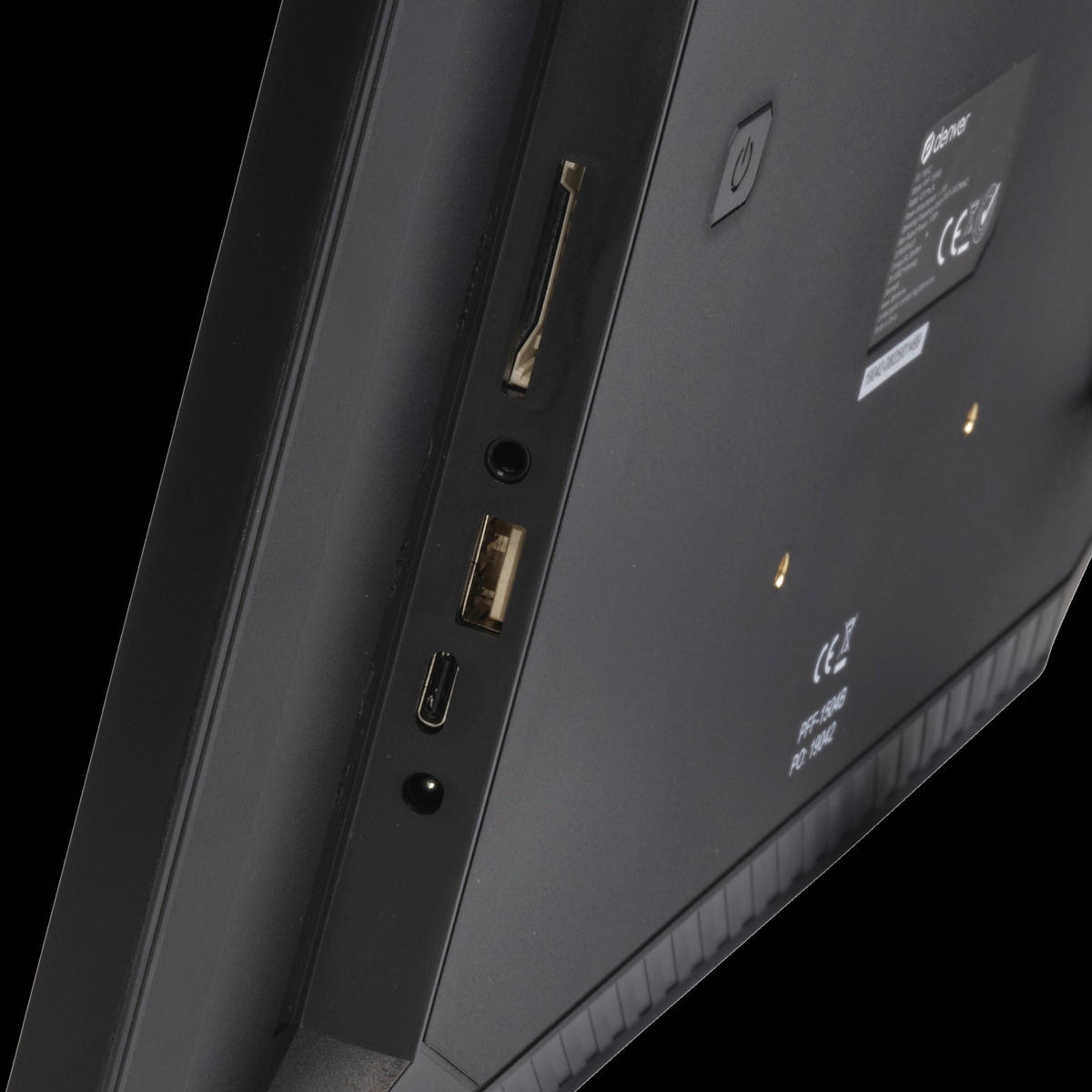 DIGITALER BILDERRAHMEN - Schwarz, Design, Kunststoff (39,6/24,5/2,7cm) - DENVER