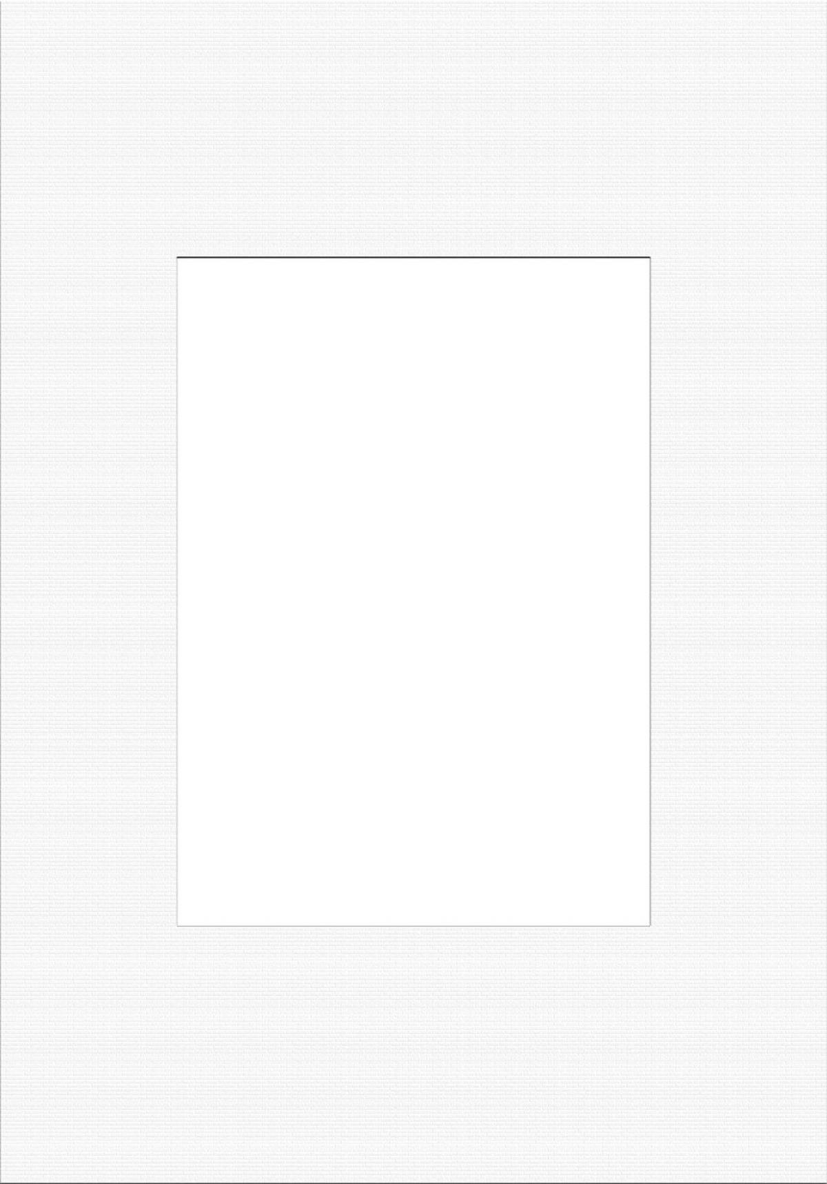 PASSEPARTOUT in Weiss  - Weiss, Basics, Papier (29,7/21/0,1cm)