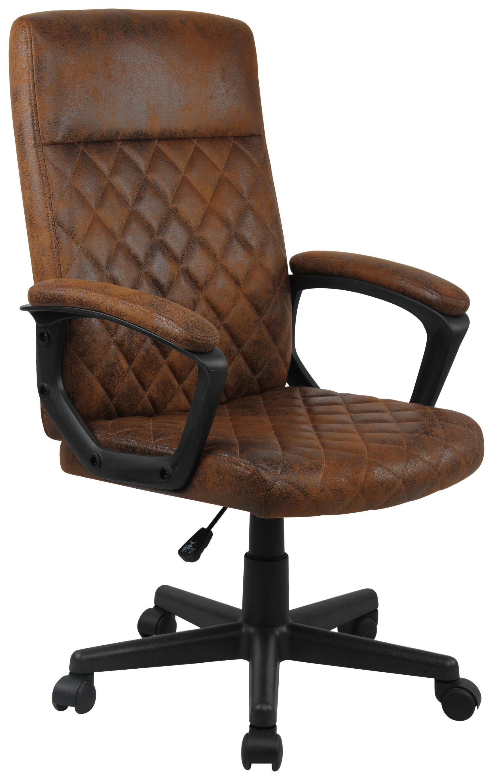 DREHSTUHL  in Mikrofaser Bronzefarben  - Schwarz/Bronzefarben, Basics, Kunststoff/Textil (61/110/59cm) - MID.YOU