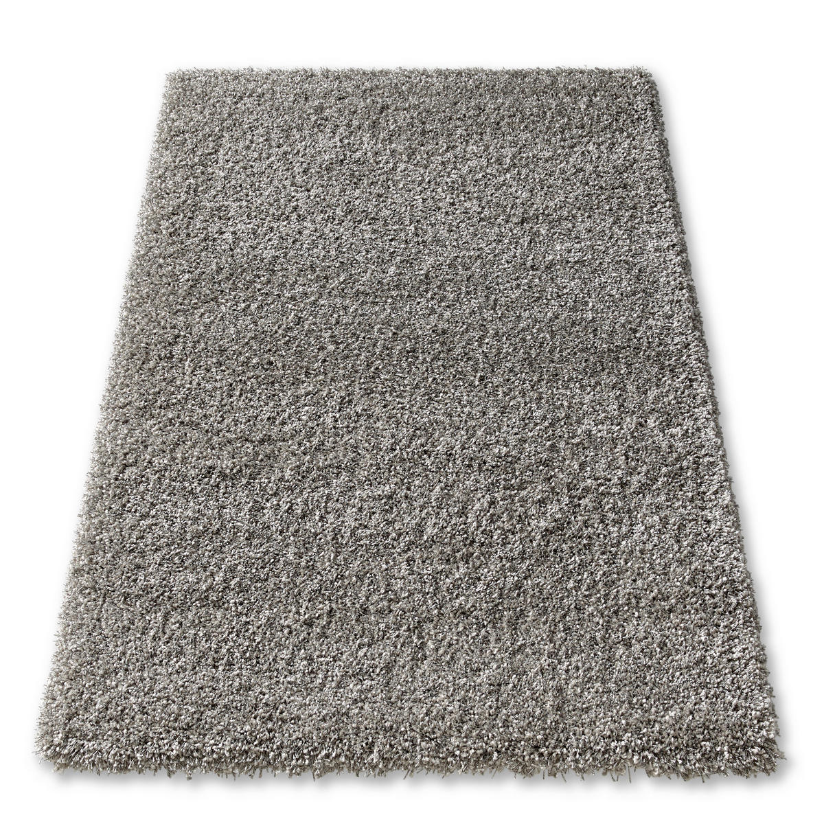 HOCHFLORTEPPICH 160/160 cm Twilight Grau quadratisch  - Grau, KONVENTIONELL, Textil (160/160cm) - Novel