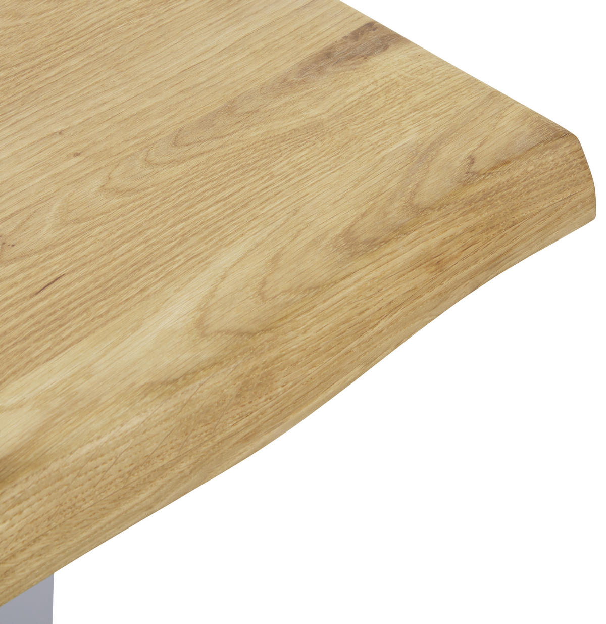 ESSTISCH in Holz 160/100/76 cm  - Wildeiche/Grau, Natur, Holz/Metall (160/100/76cm) - Carryhome