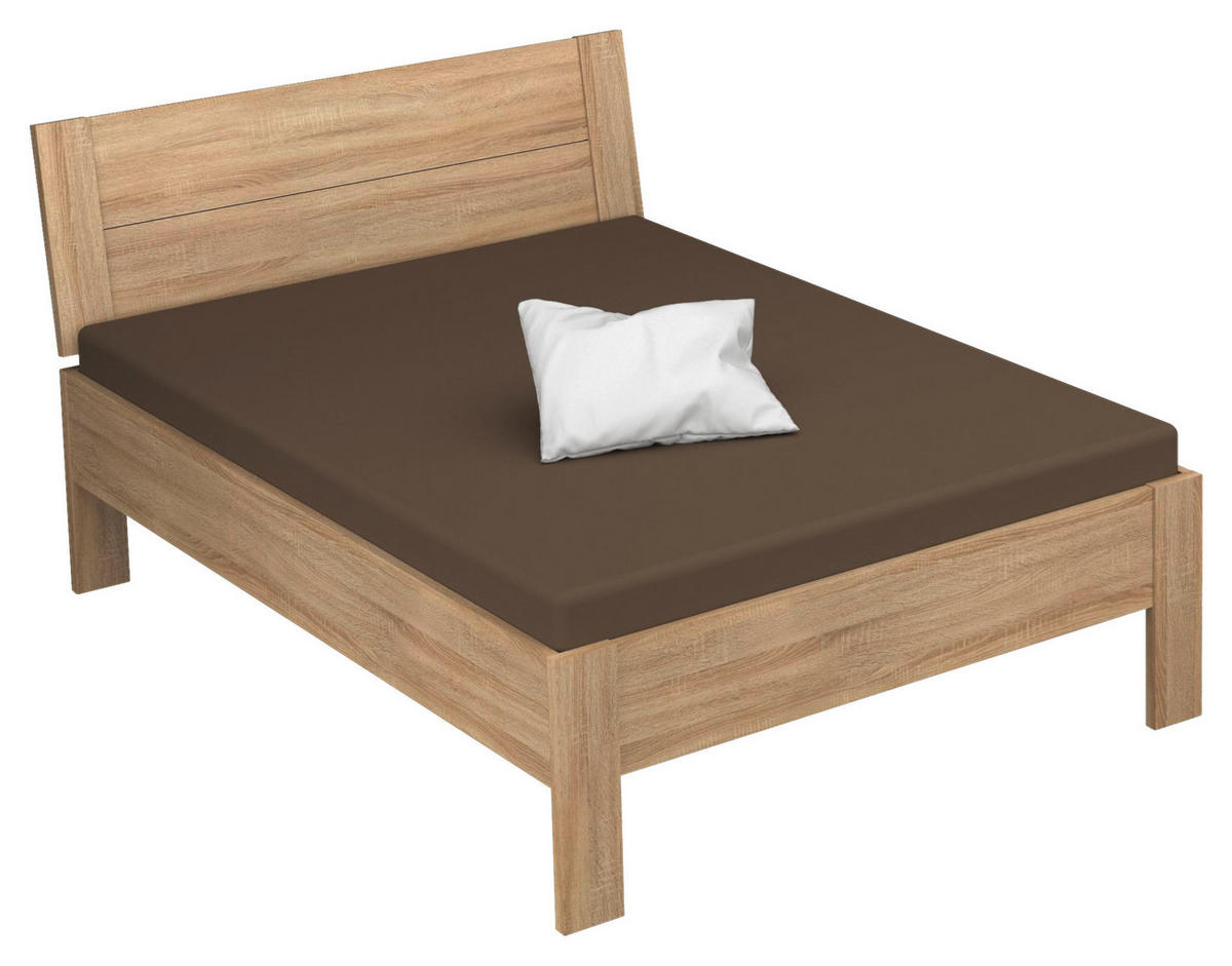 BETT 140/200 cm  in Sonoma Eiche  - Sonoma Eiche, Design, Holzwerkstoff (140/200cm) - Xora