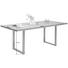 ESSTISCH in Holz, Metall 160/90/76 cm - Edelstahlfarben/Eichefarben, Design, Holz/Metall (160/90/76cm) - Novel ESSTISCH in Holz, Metall 160/90/76 cm - Edelstahlfarben/Eichefarben, Design, Holz/Metall (160/90/76cm) - Novel