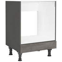 HERDUMBAUSCHRANK 60/87/56 cm  in Schieferfarben  - Schieferfarben, MODERN, Holzwerkstoff (60/87/56cm) - Nobilia