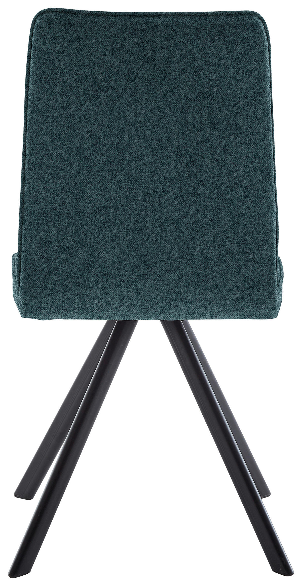 STUHL   Webstoff  Blau, Schwarz  - Blau/Schwarz, Design, Textil/Metall (47/92/60cm) - Cantus