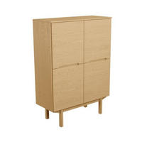 HÖG BYRÅ  98/135/41 cm 1 låda(or)  - ekfärgad, Design, trä (98/135/41cm) - Skovby