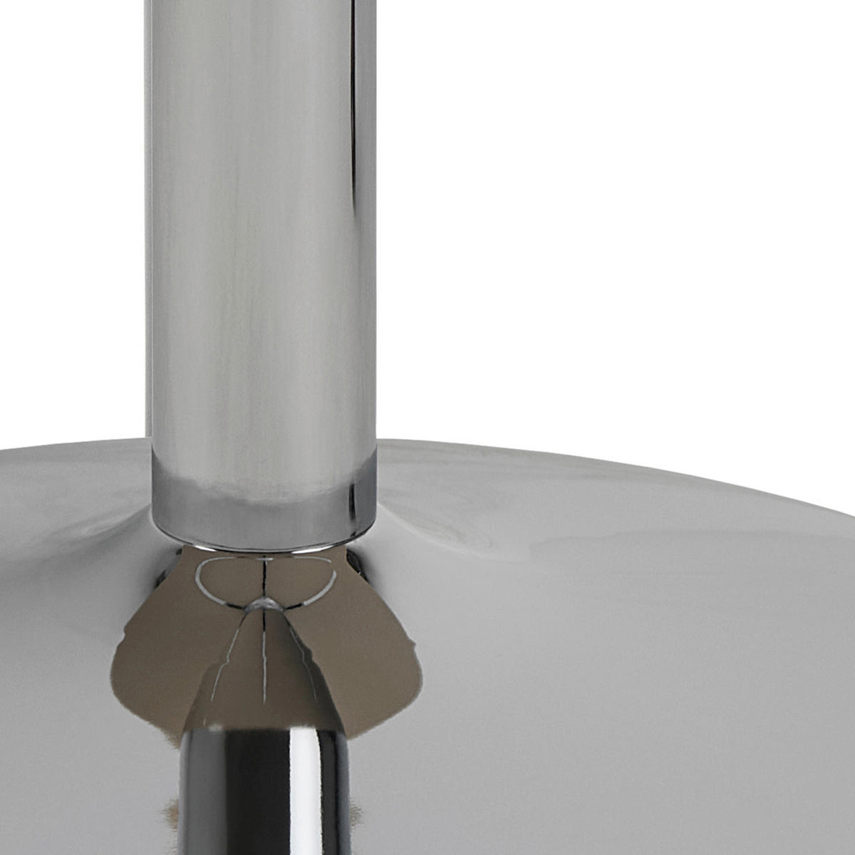 ESSTISCH in Metall, Holzwerkstoff 80/80/74 cm  - Chromfarben/Naturfarben, MODERN, Holzwerkstoff/Metall (80/80/74cm) - MID.YOU