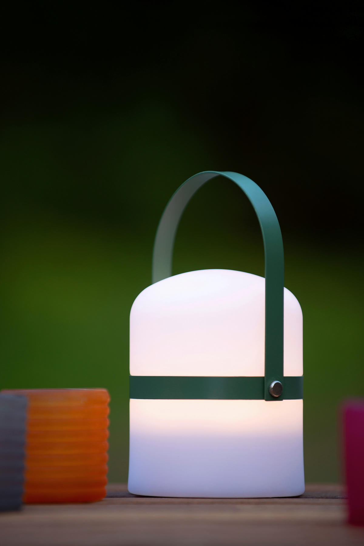 LED-AUßENLEUCHTE Little Joe 10/18.5 cm   - Weiß/Grün, Basics, Kunststoff (10/18.5cm) - Lucide