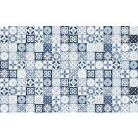 VLIESTAPETE 2,5 m  - Blau/Weiß, Basics (400/250cm) - Xora