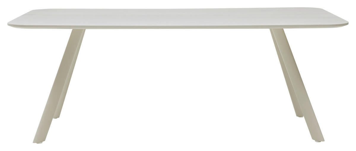 ESSTISCH rechteckig Grau  - Grau, Design, Holzwerkstoff/Metall (200/100/76cm) - Musterring