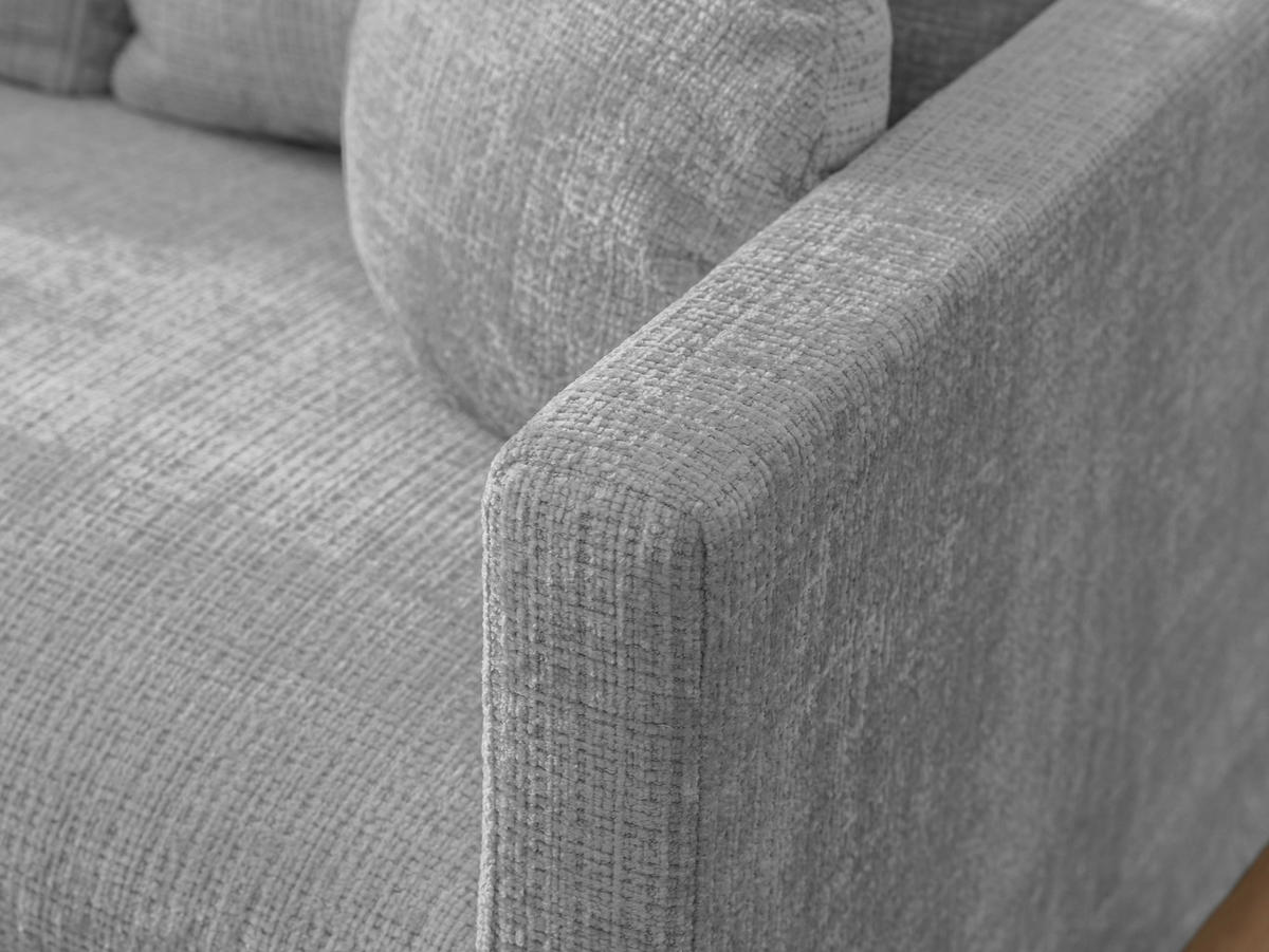 3-SITZER-BEZUG - Hellgrau, Design, Textil (195/89/95cm) - P & B