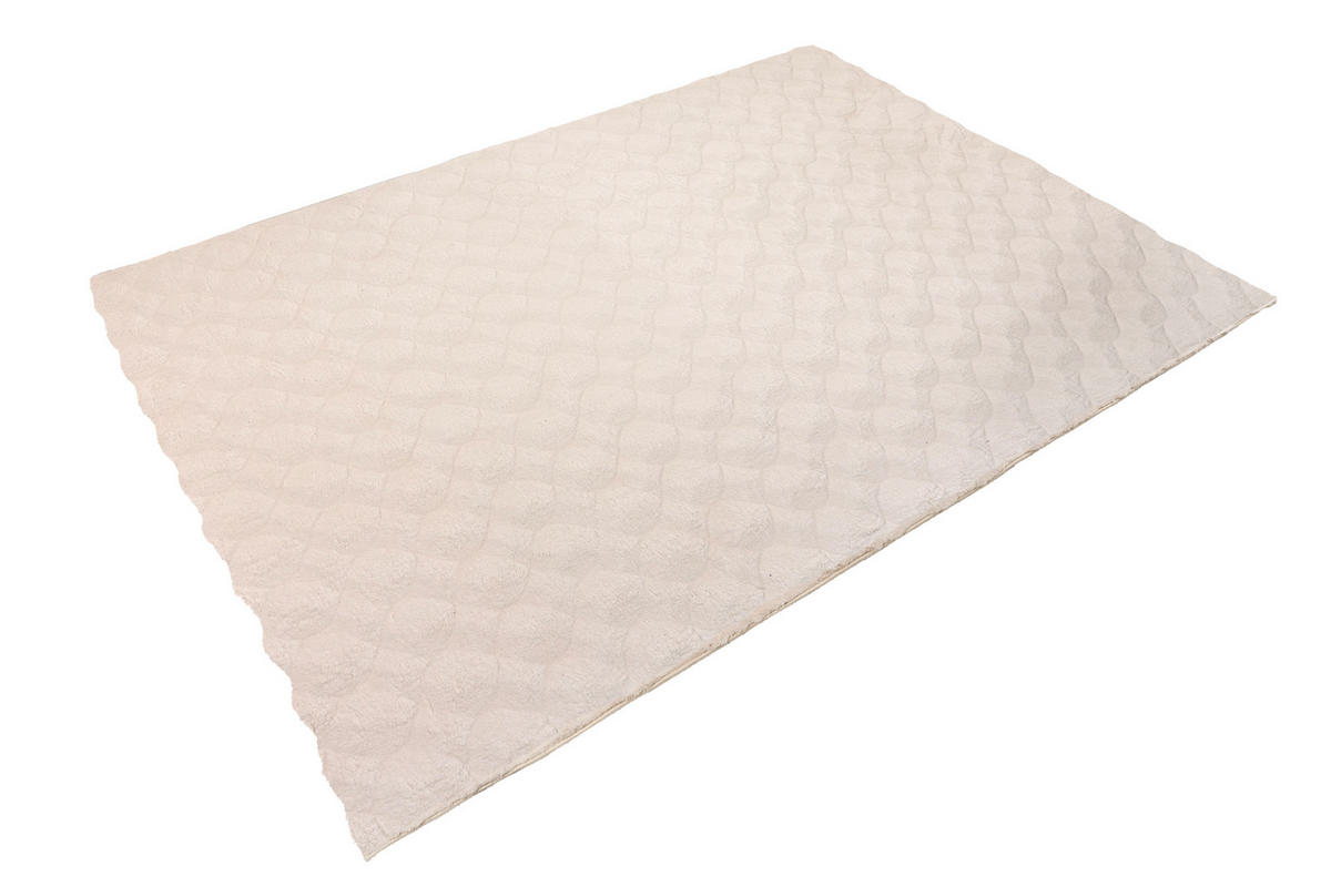 COVOR CU FIR LUNG  Meghan Lalee  - crem, Basics, plastic/textil (80/150cm) - Obsession
