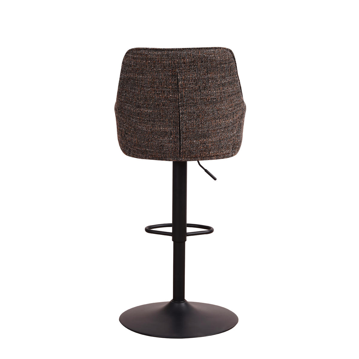 SADA BAROVÝCH ŽIDLÍ 2 kusy - černá/tmavě šedá, Moderní, kov/textil (54/100/58cm) - MID.YOU