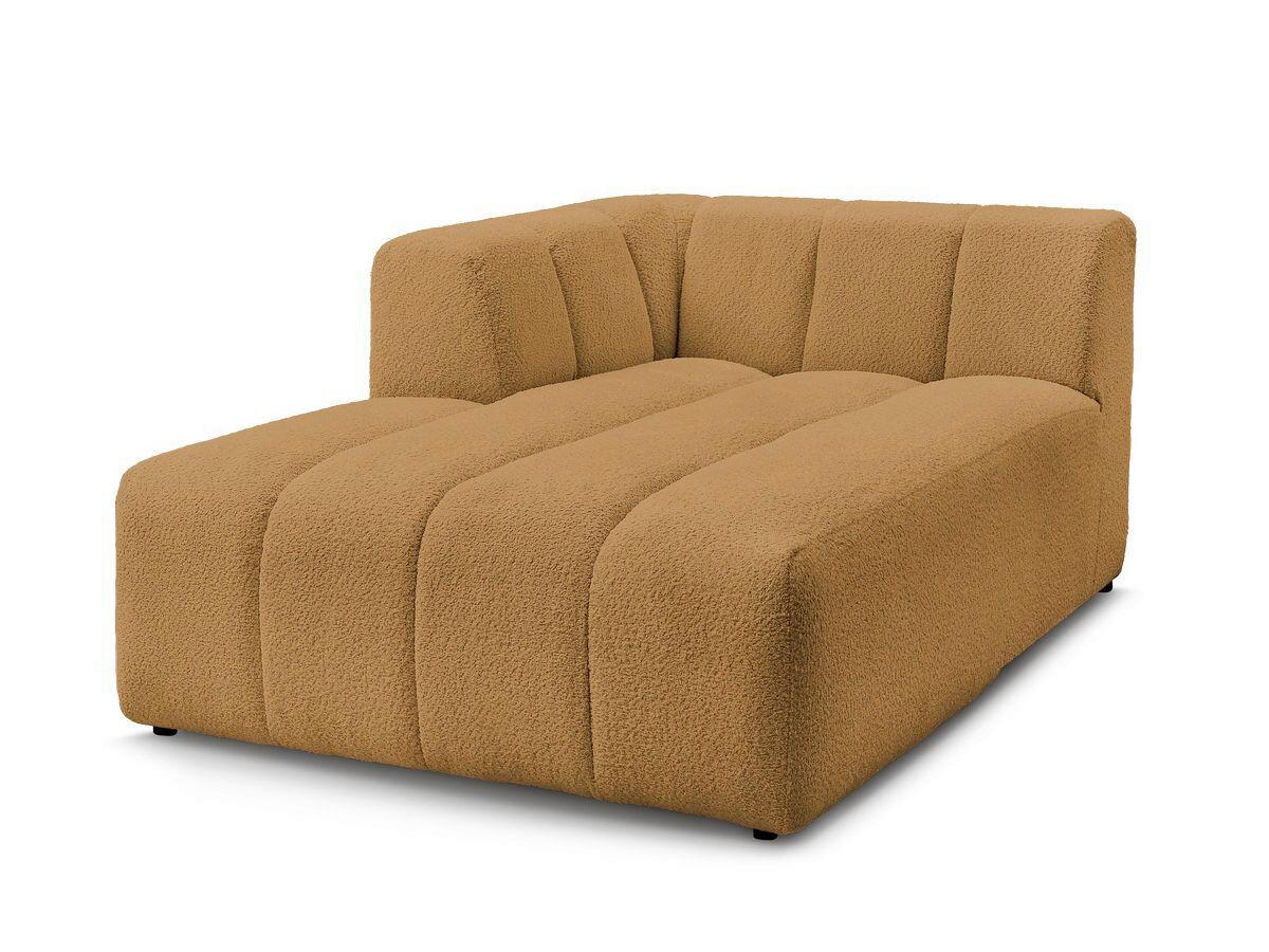SOFAELEMENT ANNECY Bouclé Gelb  - Gelb/Schwarz, MODERN, Kunststoff/Textil (120/72/170cm)