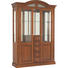 VITRINE in furniert, massiv Kirschbaum Kirschbaumfarben - Kirschbaumfarben/Goldfarben, LIFESTYLE, Glas/Holz (151/219/46cm) VITRINE in furniert, massiv Kirschbaum Kirschbaumfarben - Kirschbaumfarben/Goldfarben, LIFESTYLE, Glas/Holz (151/219/46cm)