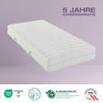 KALTSCHAUMMATRATZE 90/190 cm Höhe ca. 21 cm  - Weiß, Basics, Textil (90/190cm) - Sleeptex