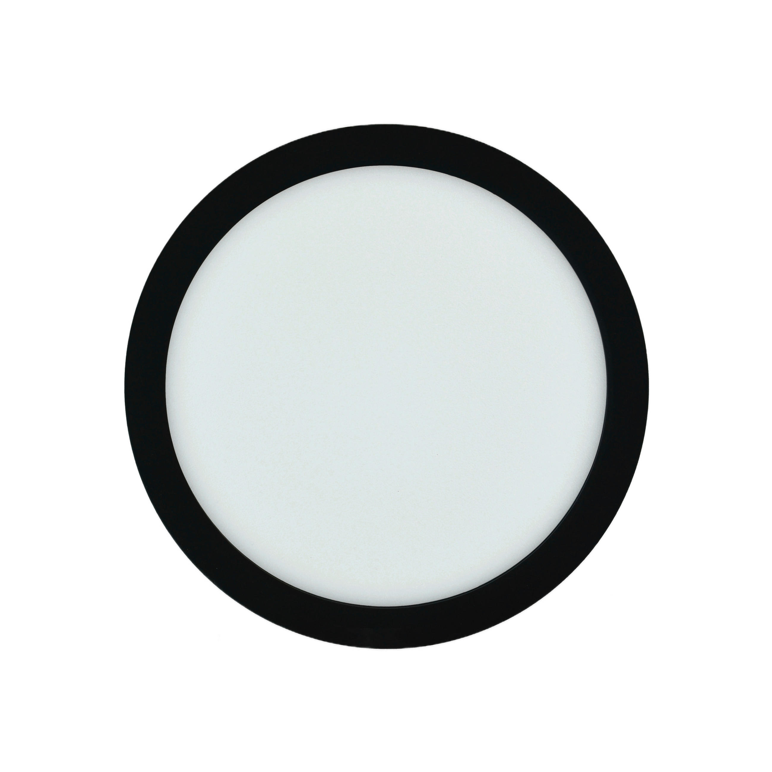 LED-DECKENLEUCHTE Space 22,5/1,7 cm   - Schwarz, KONVENTIONELL, Kunststoff (22,5/1,7cm)