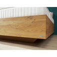 BOXSPRINGBETT 180/200 cm  in Petrol, Wildeiche  - Wildeiche/Petrol, Natur, Holz/Textil (180/200cm) - Valnatura