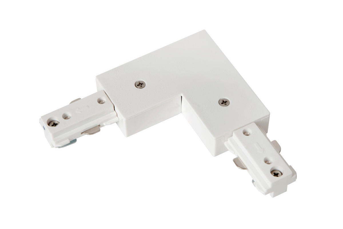 SCHIENENSYSTEM Track 105/16.5/7.5 cm   - Weiß, Basics, Metall (105/16.5/7.5cm) - Lucide