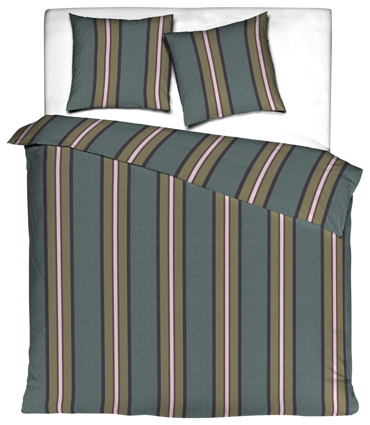 POVLEČENÍ, renforcé, tmavě zelená, 140/200 cm - tmavě zelená, Basics, textil (140/200cm) - MISTRAL