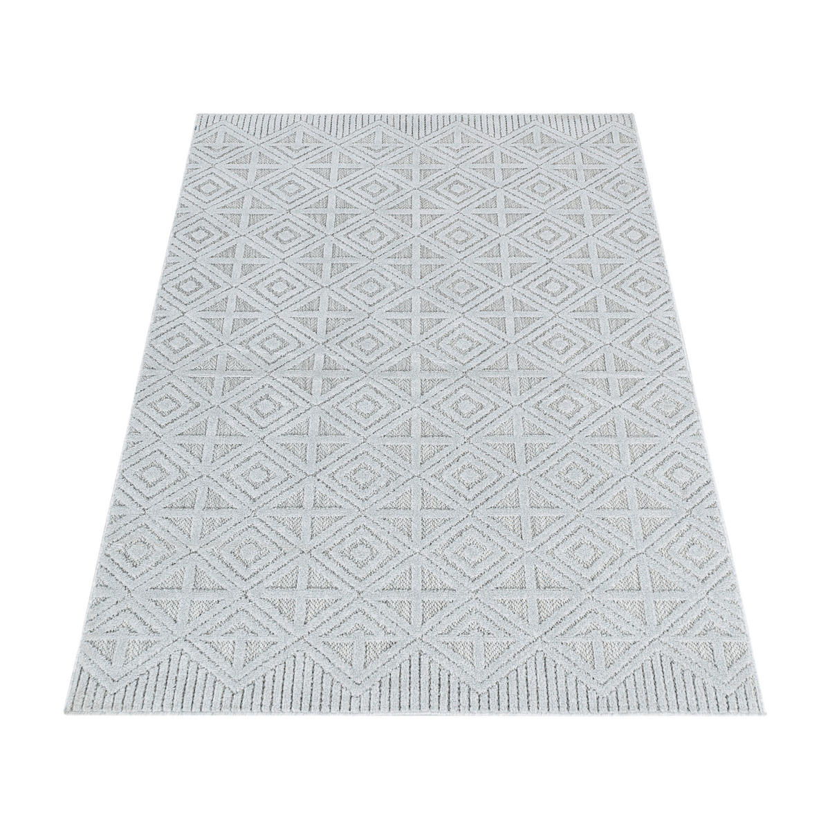 FLATVÄVD MATTA 140/200 cm Bahama  - grå, Design, textil (140/200cm) - Novel