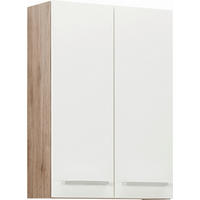 VISEČA OMARA 50/70/20 cm  - barve kroma/bela, Design, leseni material (50/70/20cm) - Xora