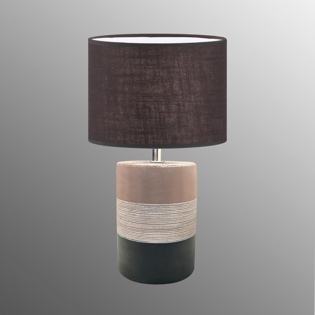 STONA LAMPA - siva/bela, Osnovno, keramika (20/33,50cm)