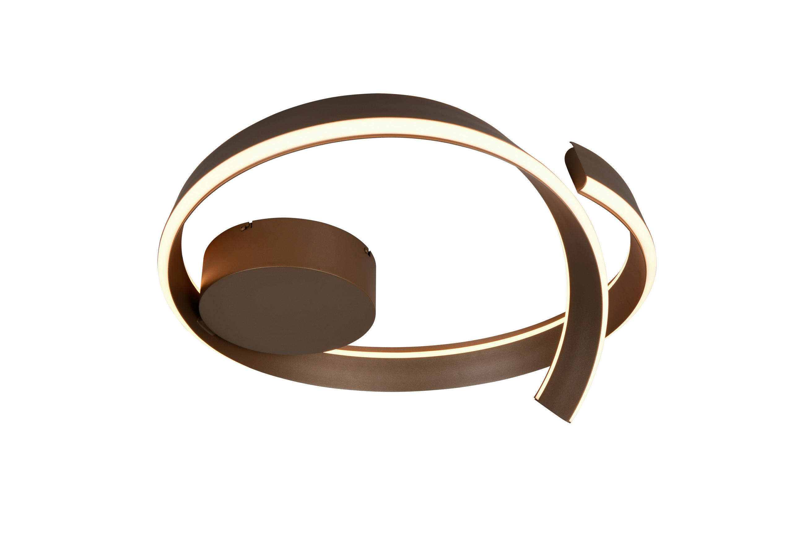 LED-DECKENLEUCHTE CIRONDA  - Platinfarben, Design, Metall (59,5/26,5/58,7cm) - Cinque