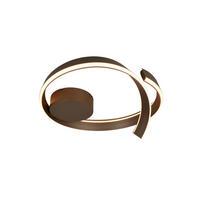 LED-DECKENLEUCHTE CIRONDA  - Platinfarben, Design, Metall (59,5/26,5/58,7cm) - Cinque