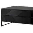 COUCHTISCH in Holz, Metall 118/70/45 cm  - Schwarz/Akaziefarben, Trend, Holz/Metall (118/70/45cm) - Ambia Home