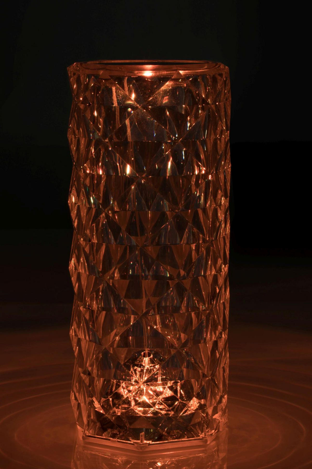 DEKORAČNÍ LED SVÍTIDLO, dálkový ovladač, dotykový stmívač, 9/22 cm  - průhledné, Lifestyle, plast (9/22cm) - Novel