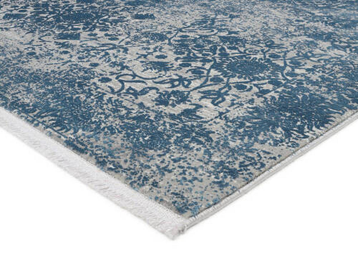 WEBTEPPICH 140/200 cm Blau  - Blau, Design, Textil (140/200cm) - Musterring