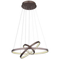 VISEČA LED-SVETILKA   //3000 K/230 V/ - opal/rjava, Design, kovina/umetna masa (51/120cm) - Globo