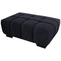 HOCKER in Textil Dunkelgrau  - Dunkelgrau/Schwarz, Konventionell, Textil/Metall (106/40/72cm) - Hom`in