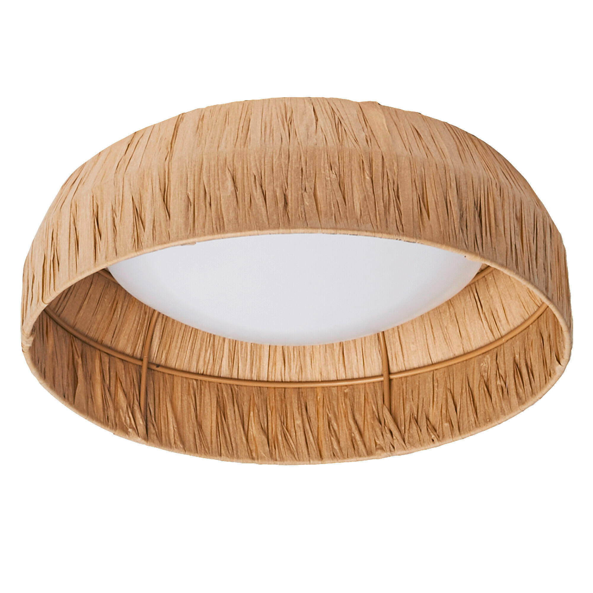 LED-DECKENLEUCHTE 30/10 cm   - Braun, Natur, Naturmaterialien/Metall (30/10cm) - Ledvance