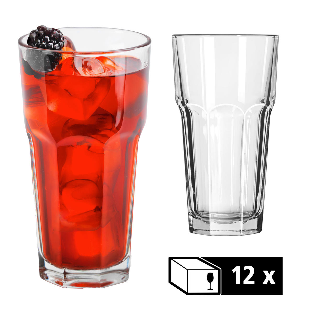 GLÄSERSET GIBRALTAR  12-teilig  - Klar, Basics, Glas (8,5/16cm)