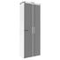GARDEROBENSCHRANK 71/193/37 cm - Chromfarben/Anthrazit, Design, Glas/Holzwerkstoff (71/193/37cm) - Novel GARDEROBENSCHRANK 71/193/37 cm - Chromfarben/Anthrazit, Design, Glas/Holzwerkstoff (71/193/37cm) - Novel